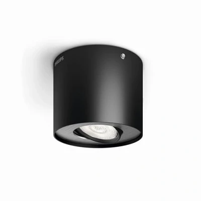 Abbildung von Philips Phase LED Downlight schwarz 1 flammig