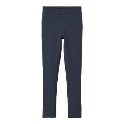Abbildung von Name it Nkfjavi Solid Stoffhose für Kinder, Größe: 128, Dark sapphire