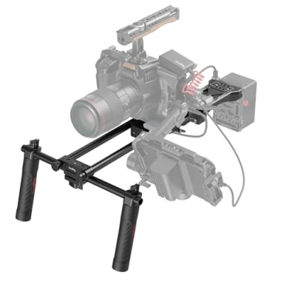 Abbildung von SMALLRIG Camera Shoulder Rig Basic Schulterset für DSLRs und spiegellose Kamera Rig, Schulter mit Universal Grundplatte 2896C