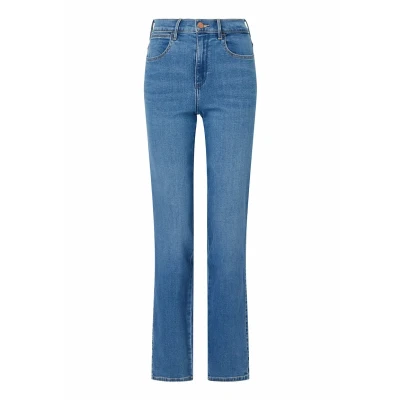 Abbildung von Wrangler Jeans Straight Leg, Damen, Größe: 26x32, Aurelia