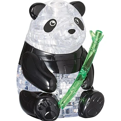 Abbildung von Crystal Puzzle 3D Panda Transparentes Design 42 Teile Bausatz für Kinder und Erwachsene HCM Kinzel