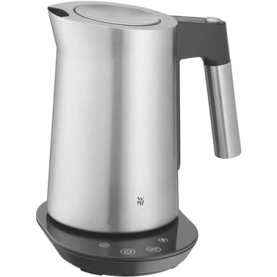 Abbildung von WMF Kineo Wasserkocher mit Temperatureinstellung 1,6l, Kalkfilter, 3000 W, Live Temperaturanzeige, elektrischer edelstahl matt, Cromargan