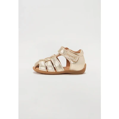 Abbildung von Bisgaard Carly Riemensandalette für Kinder, Größe: 19, Gold Schuhe