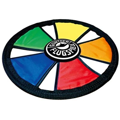 Abbildung von Günther Flugspiele 1381 Frisbee Soft Flying Disc, ca. Ø 25 cm, Wurfscheibe aus Textil, für Kinder ab 6 Jahren, weiche Frisbeescheibe