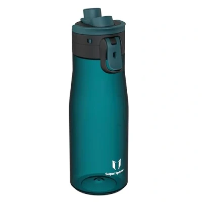 Abbildung von Super Sparrow Trinkflasche 1L Tritan Wasserflasche BPA frei Ideale Sportflasche EIN klick Schnellfluss TouchGulp Trinkflaschen Leicht, Nachhaltig