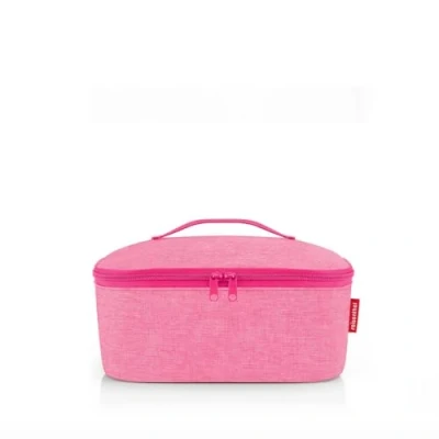 Abbildung von reisenthel coolerbag M Pocket Kühltasche mit Obermaterial aus recycelten PET Flaschen Ideal für das Mittagessen unterwegs, Couleur:Twist pink
