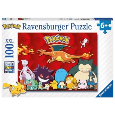 Abbildung von Ravensburger Kinderpuzzle 10934 Meine liebsten Pokémon 100 Teile XXL Puzzle für Kinder ab 6 Jahren, Geschenke