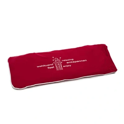Abbildung von Amago Körnerkissen mit Jersey Bezug, 50 x 20 cm Rot