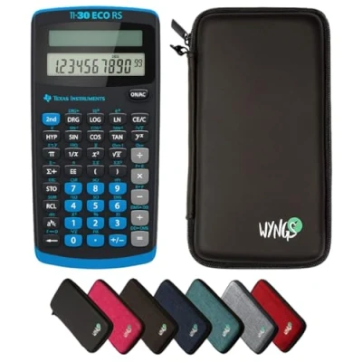 Abbildung von CALCUSO Sparpaket Schwarz mit Taschenrechner TI 30 ECO RS