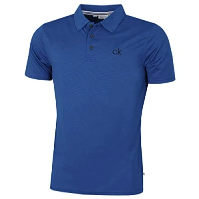 Abbildung von Calvin Klein Herren Zentral Eco Leichte Golf Polo Hemd Royal XL