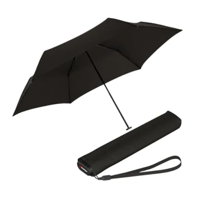 Abbildung von Knirps US.050 Ultra Light SLIM Manual Schirm, Größe: One Size, Black