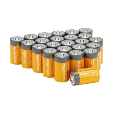 Abbildung von Amazon Basics Everyday Alkalisch batterien, Typ D, 1,5 V, 24 Stück (Aussehen kann variieren)