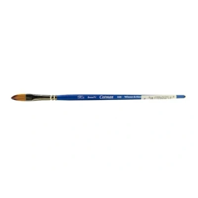 Abbildung von Winsor &amp; Newton Cotman Aquarell Pinsel Malpinsel, Holz, Transparent, 6mm 1/4 Filbertpinsel