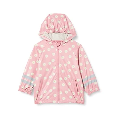 Abbildung von Playshoes Regenjacke Unisex Kinder Wind und wasserdicht Regenmantel Regenbekleidung, Margerite, 80