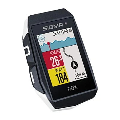 Abbildung von SIGMA ROX 11.1 EVO White Fahrradcomputer kabellos GPS &amp; Navigation inkl. Halterung Outdoor mit Smarter Funktionsvielfalt