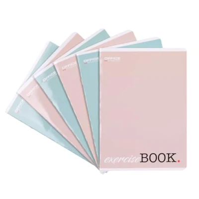 Abbildung von OFFICER PRODUCTS Schulheft/Format A5 32/32 Blatt Kariert/Mixed 8er Packung 8 Stück/Packung Motive Sortiert/Für Junge Leute Kinder/mit Rand/Weiße Karten/Blau Kariert