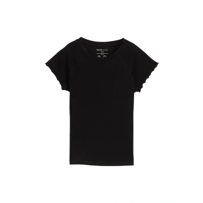 Abbildung von TOM Tailor Denim Raglan Tshirt basic, Damen, Größe: XS, Deep black