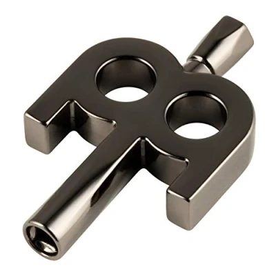 Abbildung von Meinl Stick &amp; Brush Kinetic Drum Key Black Nickel Trommel Stimmschlüssel Drummer Tool Schlagzeug Zubehör (SB501)