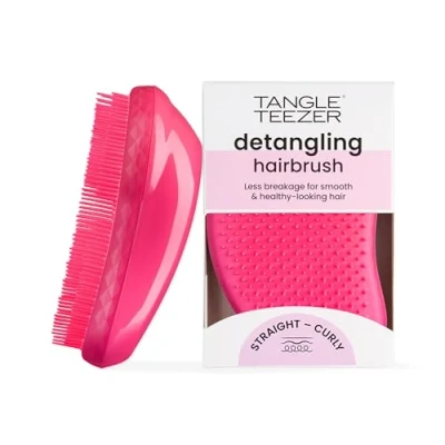 Abbildung von Tangle Teezer Original Pink Professionelle Haarbürste zum entwirren und entknoten für jeden Haartyp