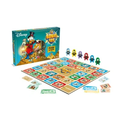 Abbildung von Winning Moves die Gute Bezahlung von Piksou und Jagd auf Schatzsuche Gesellschaftsspiel Brettspiel französische Version