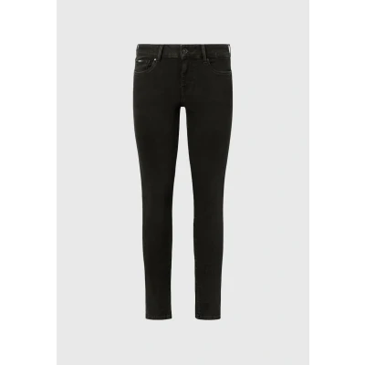 Abbildung von Pepe Jeans SOHO Skinny Fit, Damen, Größe: 27x30, Black denim