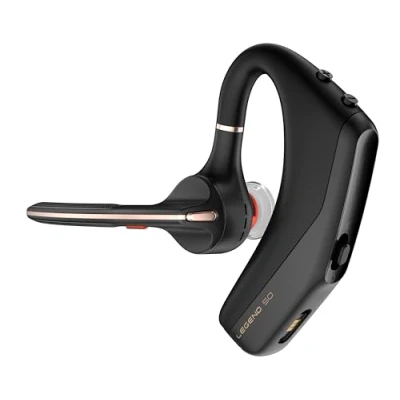 Abbildung von Poly Voyager Legend 50 Bluetooth Headset NoiseBlockAI, WindSmart, Smart Sensor, 10 Stunden Akkulaufzeit, Geräuschunterdrückung, Schwarz