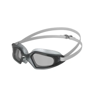 Abbildung von Speedo Unisex Hydropulse Swimming Goggle Comfortable Fit Adjustable Design, White/Elephant/Light Smoke, One Size