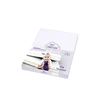 Abbildung von Träumeland TT02007 Spannbetttuch Jersey, weiß 90 x 200 + 190 cm
