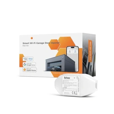 Abbildung von Refoss Smart Garagentoröffner WLAN Fernsteuerung, Kompatibel mit Apple HomeKit, Alexa, Google Home, Kein Hub Erforderlich, 2,4GHz