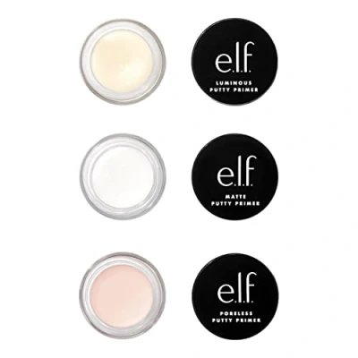 Abbildung von e.l.f. Putty Primer Trio, Enthält Poreless Putty, Matte &amp; Luminous In Reisegröße, Vegan Tierversuchsfrei, 4 g Jede
