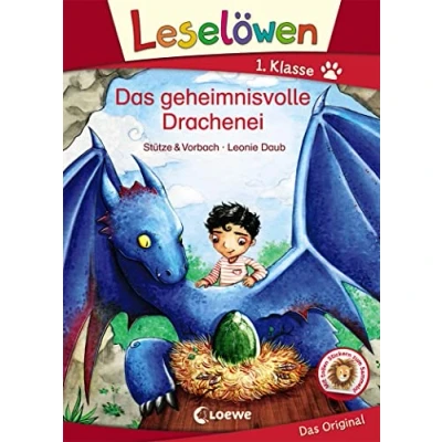 Abbildung von Leselöwen 1. Klasse Das geheimnisvolle Drachenei (Großbuchstabenausgabe): Erstlesebuch für Kinder ab 6 Jahren