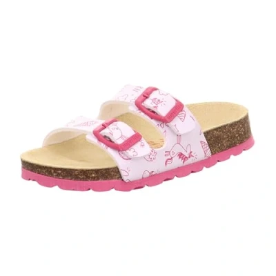 Abbildung von Superfit Fussbettpantoffel Nicht zutreffend, WEIß/PINK 1050, 38 EU Weit