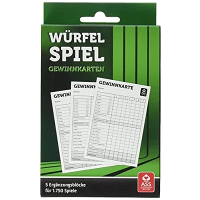 Abbildung von ASS 22517119 Wuerfelspiel Gewinnkarten Bloecke, ab 8 Jahren, Yellow