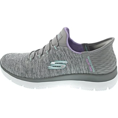 Abbildung von Skechers Damen Summits Dazzling Haze Sneaker, Grau Mint, 36.5 EU