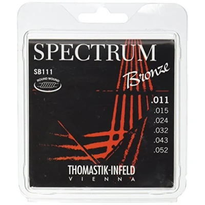 Abbildung von Thomastik Saiten für Akustikgitarre Spectrum Bronze Series nickelfrei Satz SB111 light .011 .052