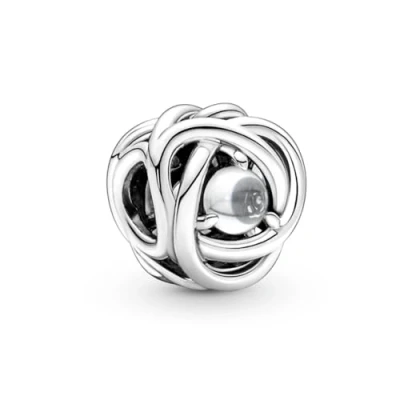 Abbildung von Pandora Charm &quot;Ewigkeitskreis&quot; Silber, Zirkonia 790064C01