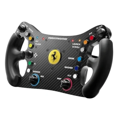 Abbildung von Thrustmaster Ferrari 488 GT3 Wheel Add On, Rennlenkrad, PC, PS5, PS4, Xbox Series XS, One, Offiziell Lizenziert von