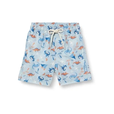 Abbildung von Playshoes Badeshorts Jungen Beach Short Badehose Schwimmhose Badebekleidung, Dino Allover, 122/128