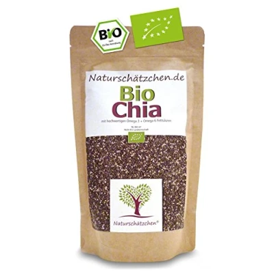 Abbildung von Bio Chia Samen in geprüfter Qualität (DE ÖKO 022) (500g)