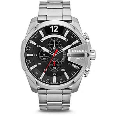 Abbildung von Diesel Chronograph, Herren, Größe: One Size, Silberfarben
