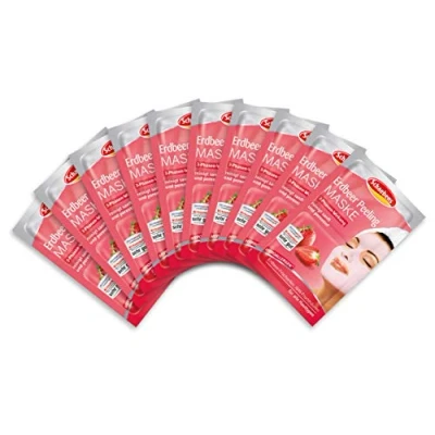 Abbildung von Schaebens Erdbeer Maske (10x 12ml) 3 Phasen Wirkung mit Frischzellen und AHA Fruchtsäuren für alle Hauttypen.