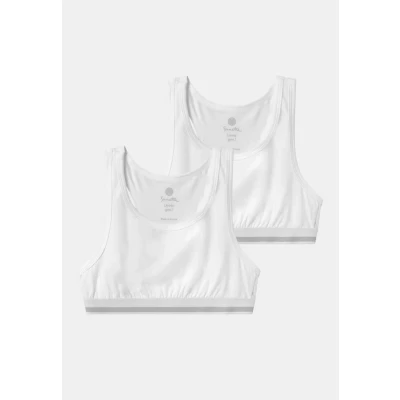 Abbildung von Sanetta Teens 2 PACK Bustier für Kinder, Größe: 152, White