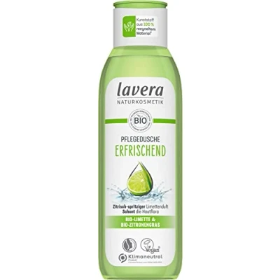 Abbildung von lavera Pflegedusche Erfrischend Bio Limette &amp; Zitronengras Naturkosmetik vegan Duschgel pH hautneutral reinigt besonders sanft 1 x 250 ml