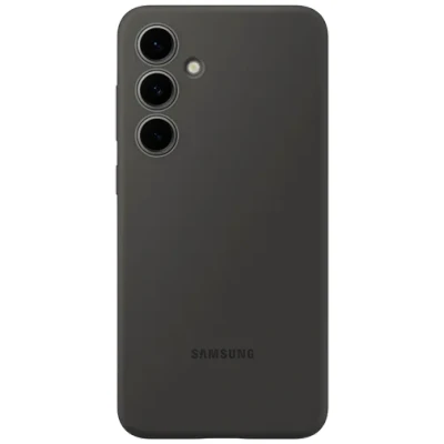 Abbildung von Samsung Silikon Back Cover Schwarz Galaxy S24 FE