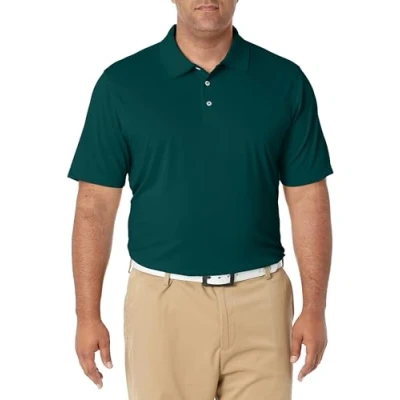 Abbildung von Amazon Essentials Herren Golf Polo Shirt, Schnell Trocknend, Normale Passform, Tannengrün, M