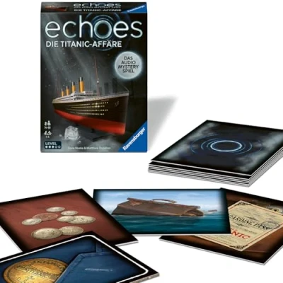 Abbildung von Ravensburger 24698 Echoes Die Titanic Affäre Audio Mystery Spiel ab 14 Jahren, Erlebnis