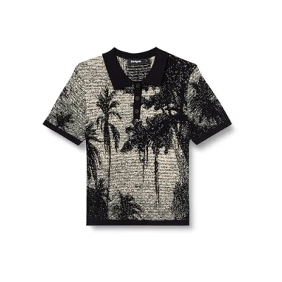 Abbildung von Desigual Damen 25SWTK49 T Shirt, Black, M