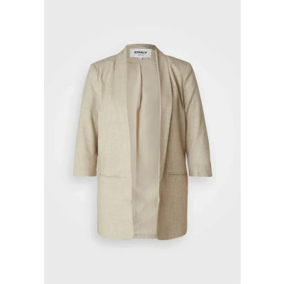 Abbildung von ONLY Onlelly 3/4 LIFE Blazer, Damen, Größe: 36, White pepper melange