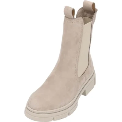Abbildung von Tamaris Plateaustiefelette, Damen, Größe: 41, Taupe nubuc Schuhe