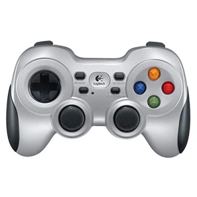 Abbildung von Logitech F710 kabelloses Gamepad, Spiele Controller mit Konsolenartigem Layout, 4 Tasten D Pad, Komfortable Griffflächen, PC Grau/Schwarz